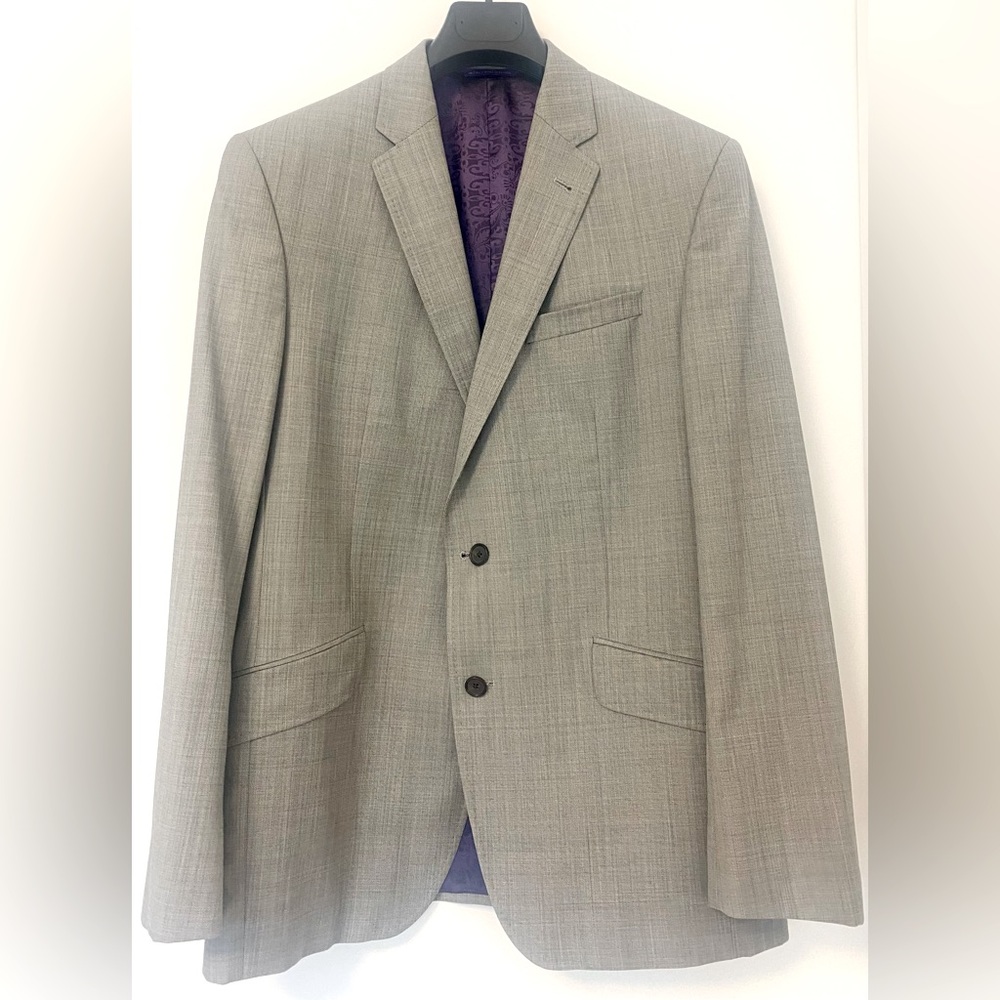 Ted Baker Gray Suit Set 42R (Matching Jacket and Trousers)